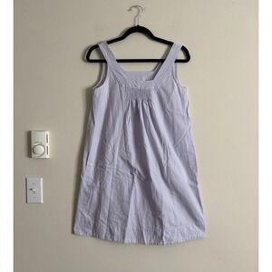 Eileen Fisher PP Petite Petite Small Dress Lilac Lavender Purple Cotton Pullover